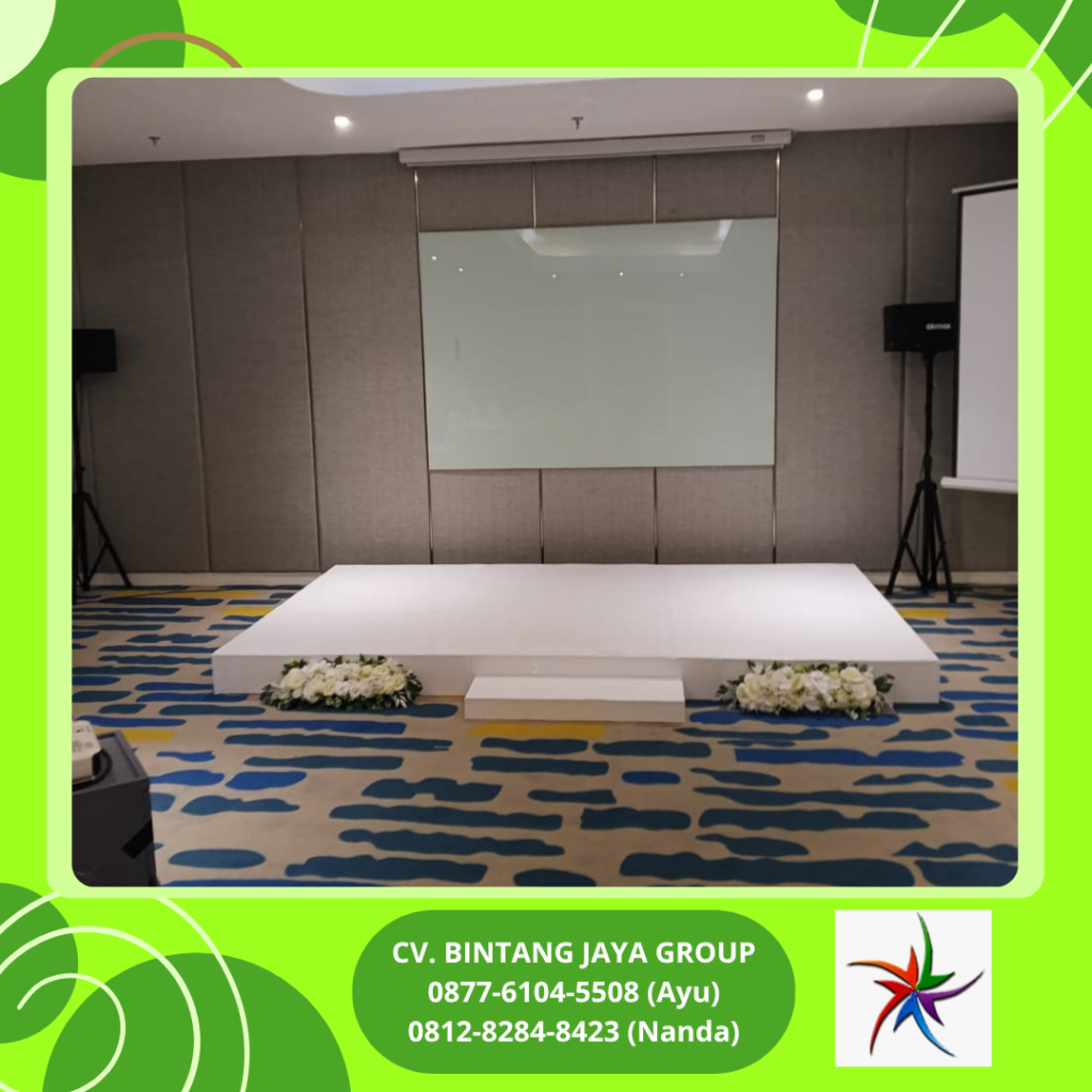 Sewa Panggung Melaminto Putih Yello Hotel Harmoni Jakarta