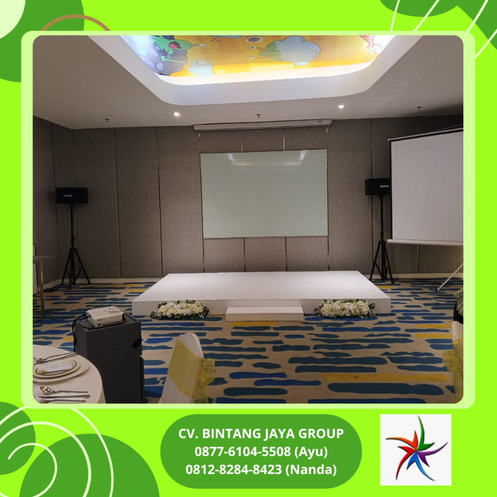 Sewa Panggung Melaminto Putih Yello Hotel Harmoni Jakarta