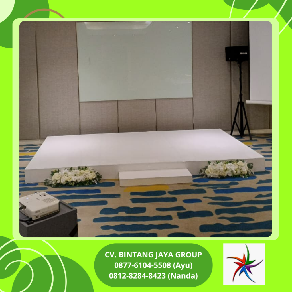 Sewa Panggung Melaminto Putih Yello Hotel Harmoni Jakarta