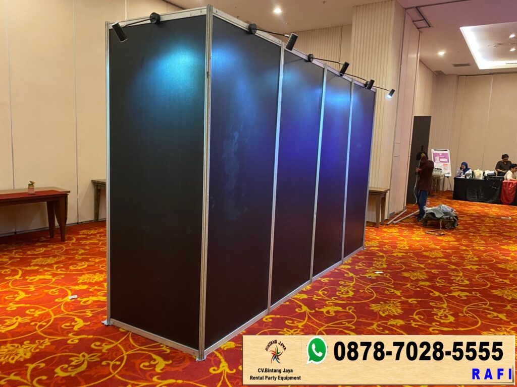 Sewa Partisi Pameran Dan Lampu Spot Event Swiss Bell Hotel