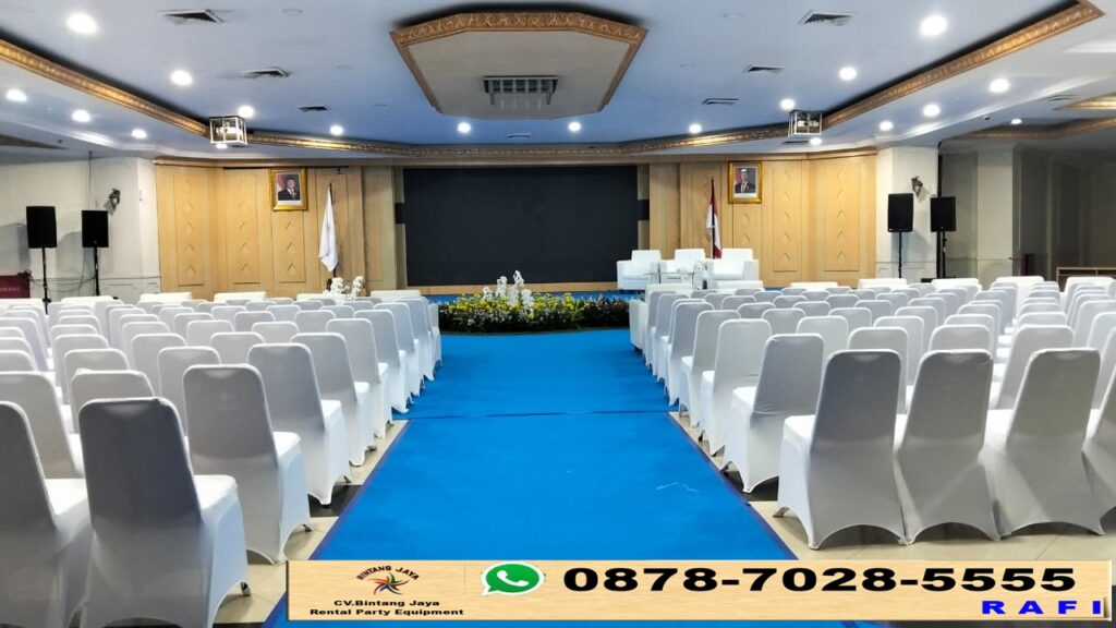 Sewa Sofa Kotak Dan Futura Serta Karpet Event Di Wisma Mennpora