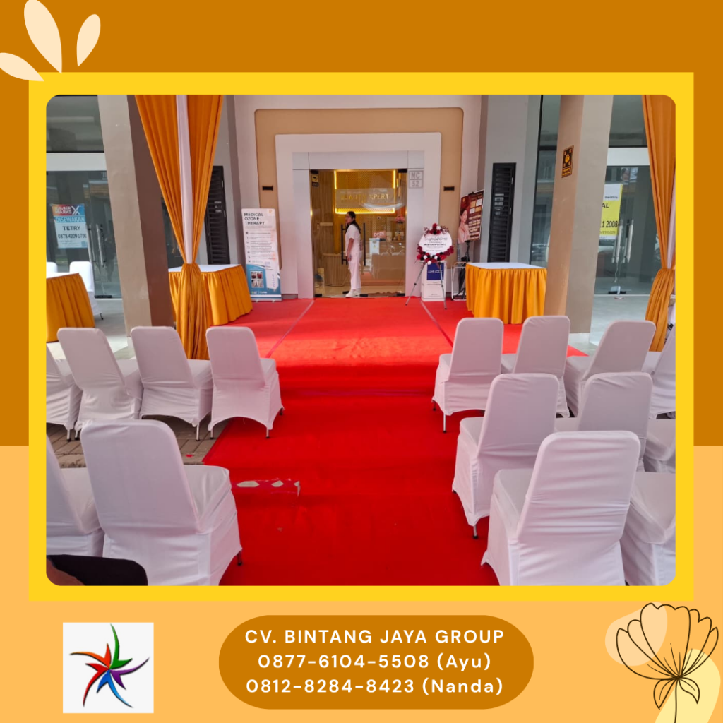 Sewa Tenda Lengkap,Karpet,Kursi,Meja Area Summarecon Bekasi Barat