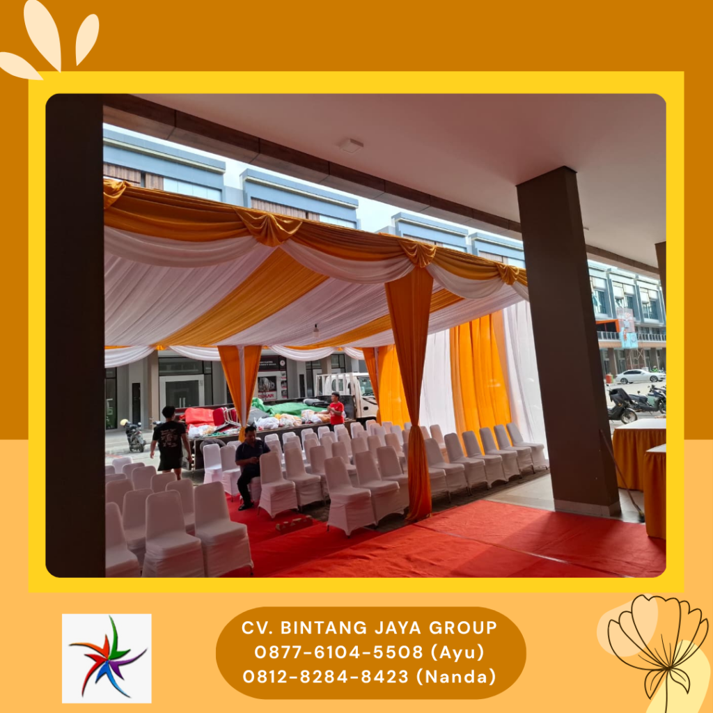 Sewa Tenda Lengkap,Karpet,Kursi,Meja Area Summarecon Bekasi Barat