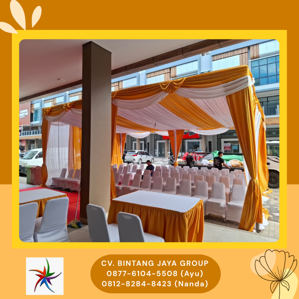 Sewa Tenda Lengkap,Karpet,Kursi,Meja Area Summarecon Bekasi Barat