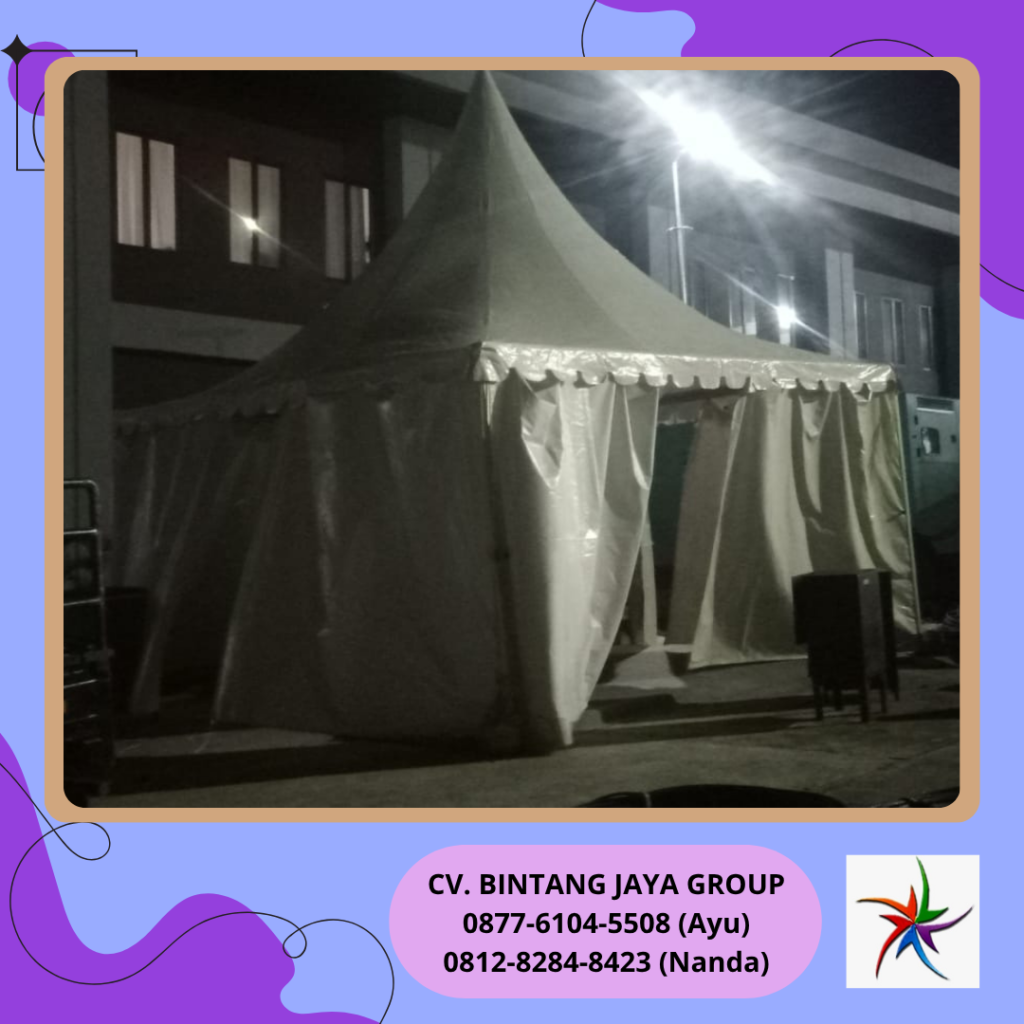 Sewa Tenda Sarnafil Atau Tenda Kerucut Jakarta