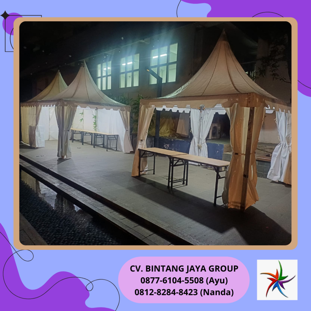 Sewa Tenda Sarnafil Atau Tenda Kerucut Jakarta