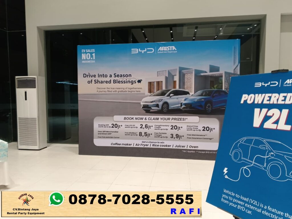 Jasa Sewa Backdrop Event BYD Sentul Daan Mogot