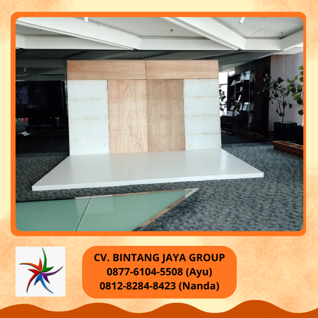 Rental BACKDROP,PANGGUNG MELAMIN,PODIUM Depok