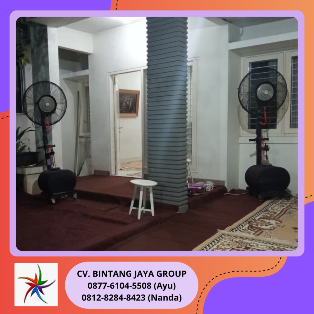 Rental Tenda Serut,Kursi meja,Misty fan Harapan Indah Bekasi