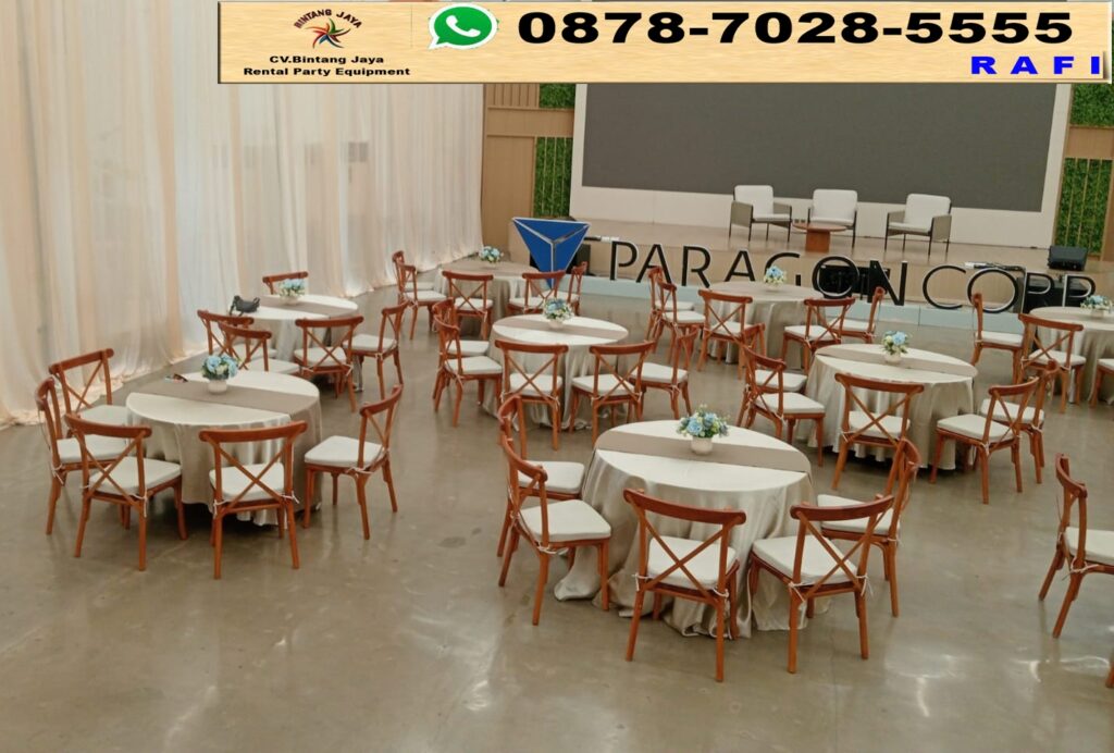 Sewa Cross Back VIP Chairs Area Jakarta