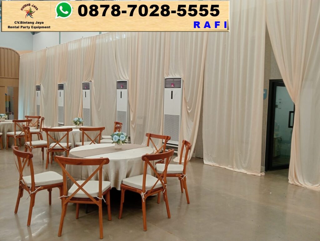 Sewa Cross Back VIP Chairs Area Jakarta