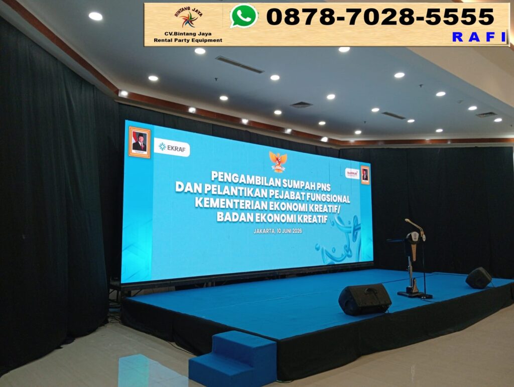Jasa Sewa Panggung Dan Tirai Hitam Jakarta