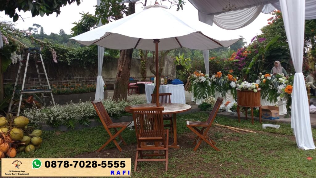 Jasa Sewa Tenda Parasol Putih Event Di Cigombong