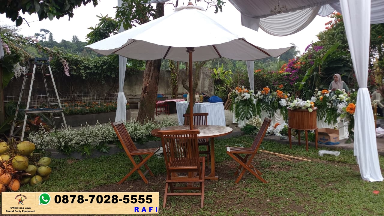 Jasa Sewa Tenda Parasol Putih Event Di Cigombong