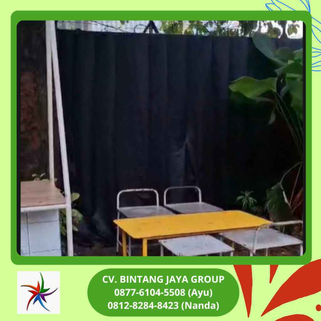 Jasa Sewa Tirai Hitam Event Cafe Blok M Jakarta Selatan