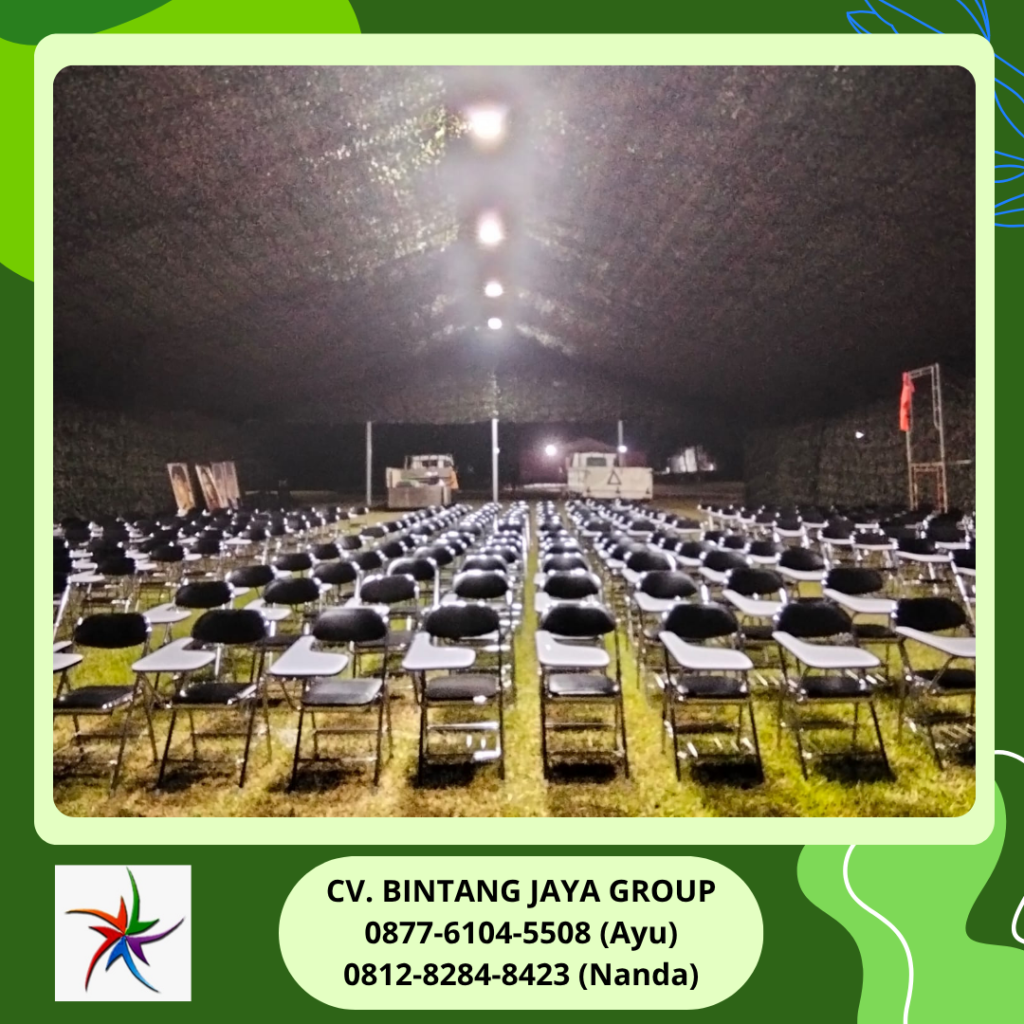 Rental Kursi Kuliah Lipat Stainless Stok Melimpah Tangerang