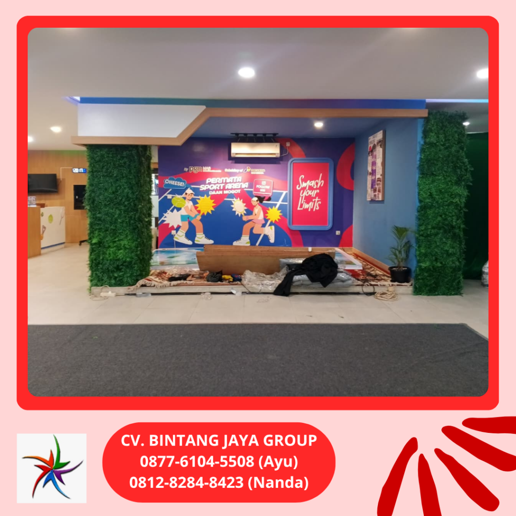 Rental Backdrop Dan Finishing Daun Artifisial Bekasi