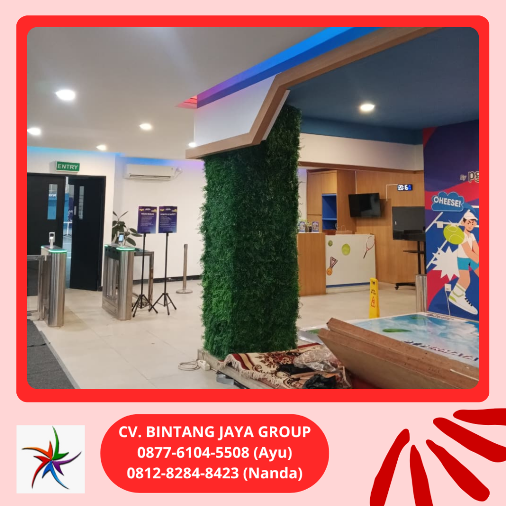 Rental Backdrop Dan Finishing Daun Artifisial Bekasi