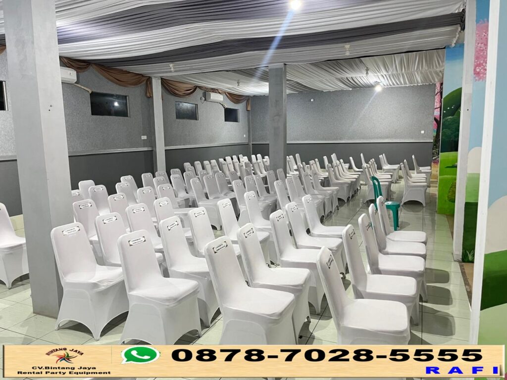 Rental Sewa Tenda Serut Dan Kursi Cover Putih Jakarta