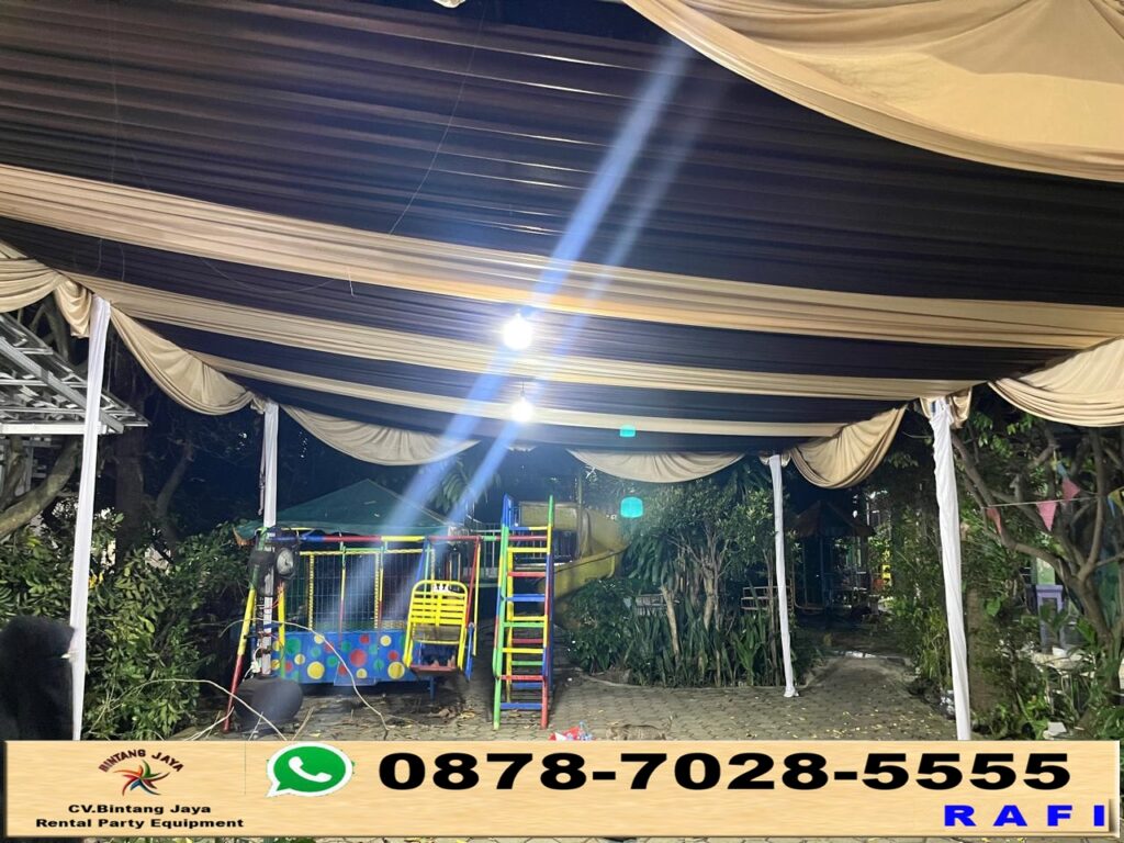 Rental Sewa Tenda Serut Dan Kursi Cover Putih Jakarta