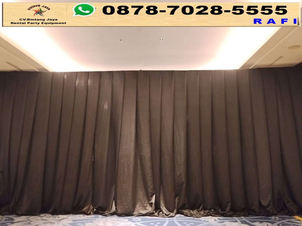 Rental Tirai Hitam Bahan Lotto Jaksel
