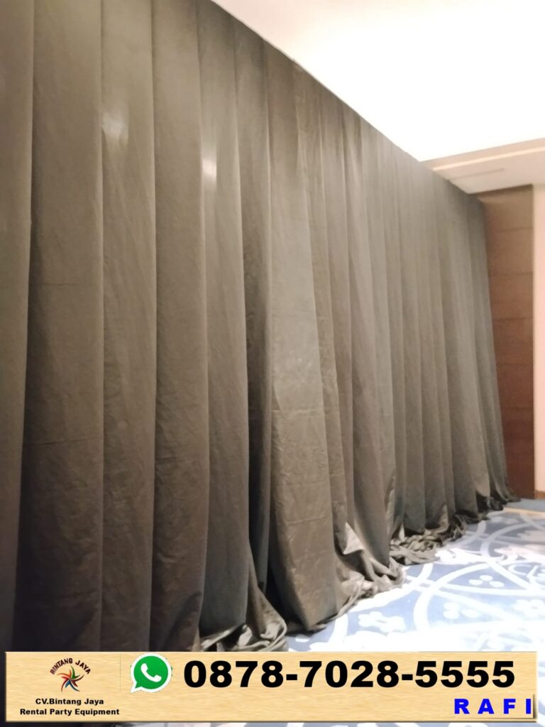 Rental Tirai Hitam Bahan Lotto Jaksel