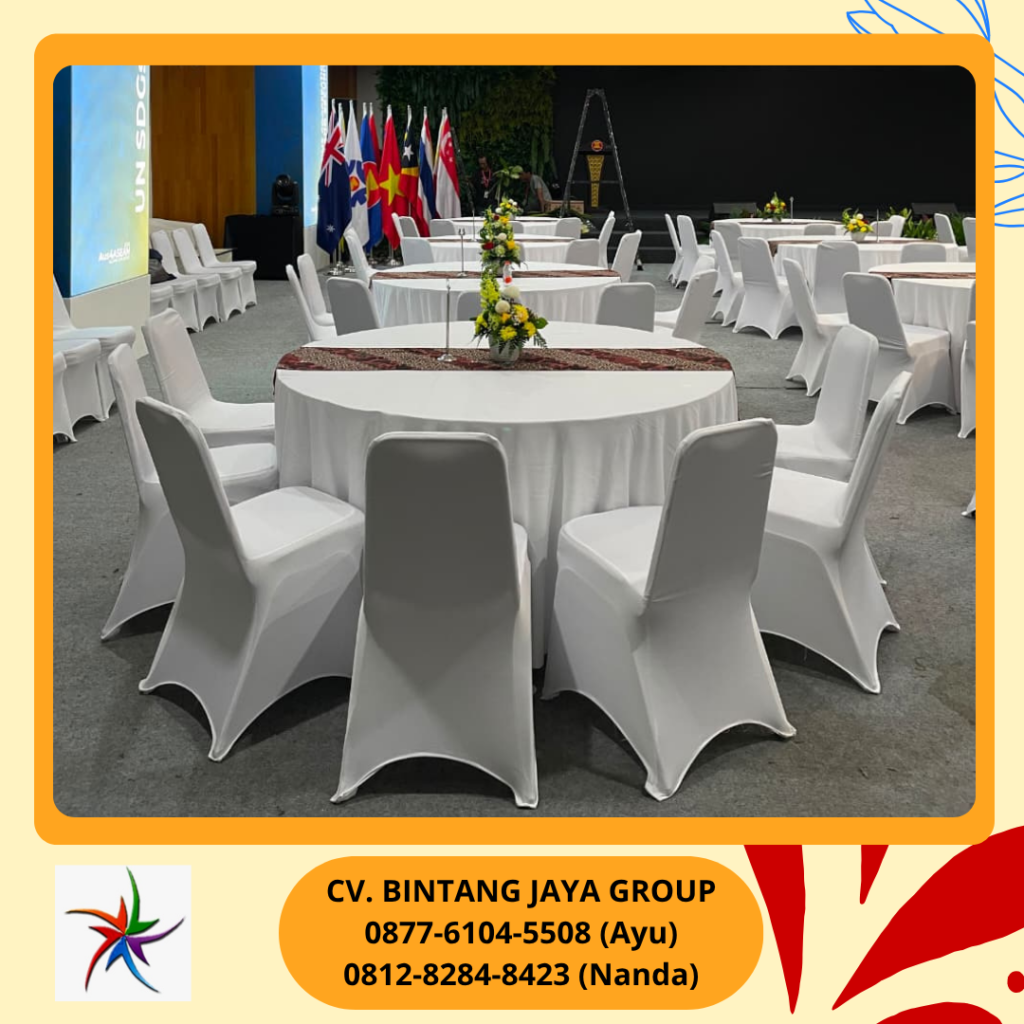 Sewa Kursi,Meja Event Plus Cover Even Gedung Asean Jakarta
