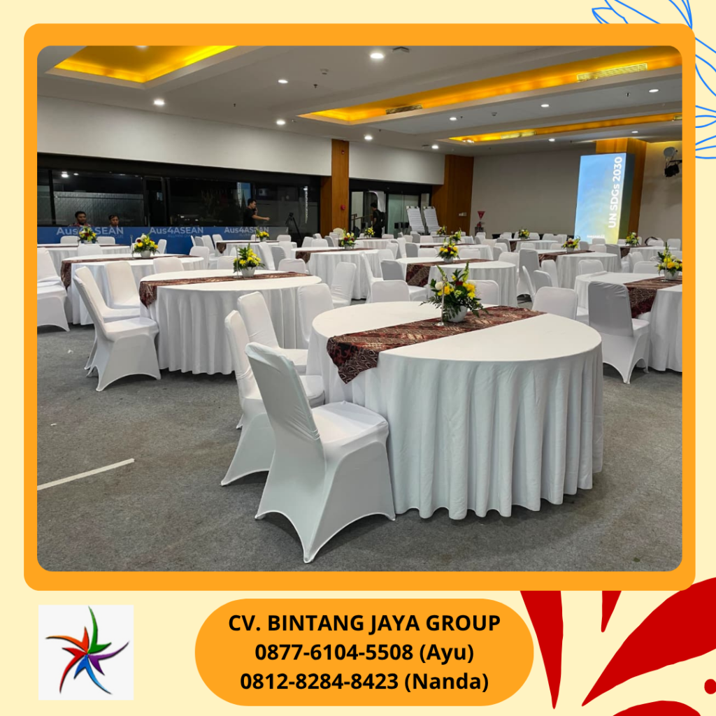 Sewa Kursi,Meja Event Plus Cover Even Gedung Asean Jakarta