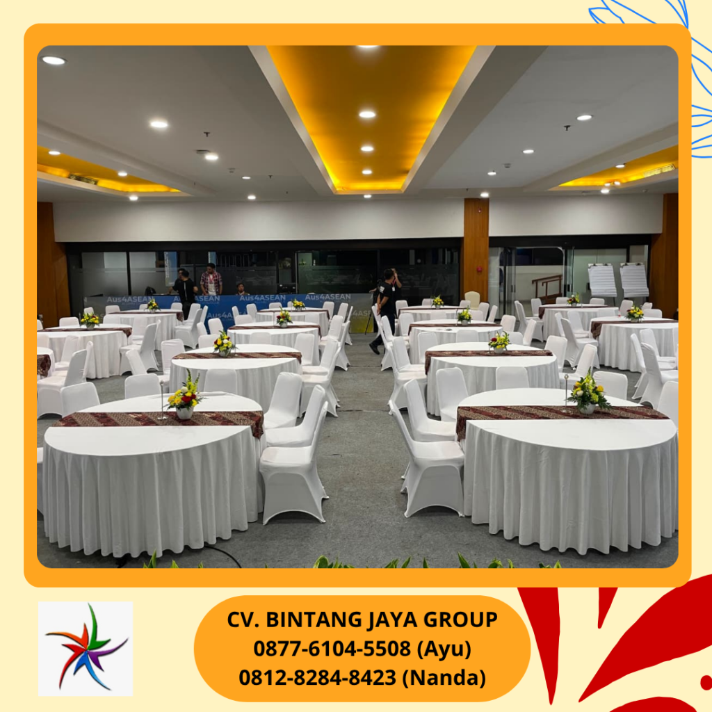 Sewa Kursi,Meja Event Plus Cover Even Gedung Asean Jakarta