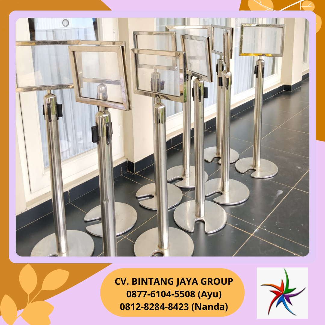 Sewa MEJA IBM, SIGN OUT LANDSCAPE Stainless Jakarta