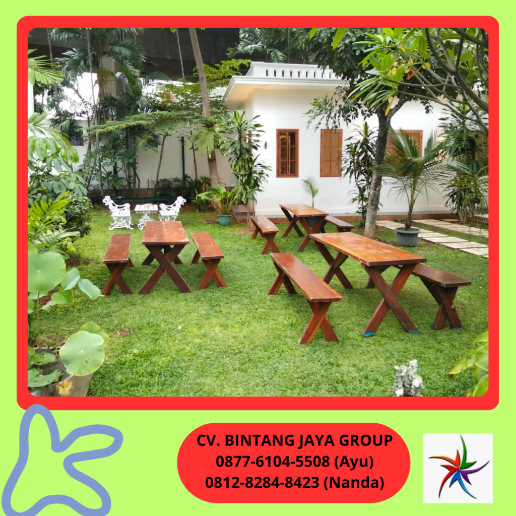 Sewa Meja Kursi Taman Kaki Silang Bogor