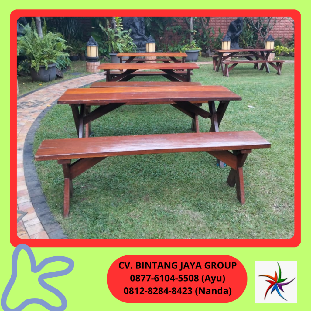 Sewa Meja Kursi Taman Kaki Silang Bogor
