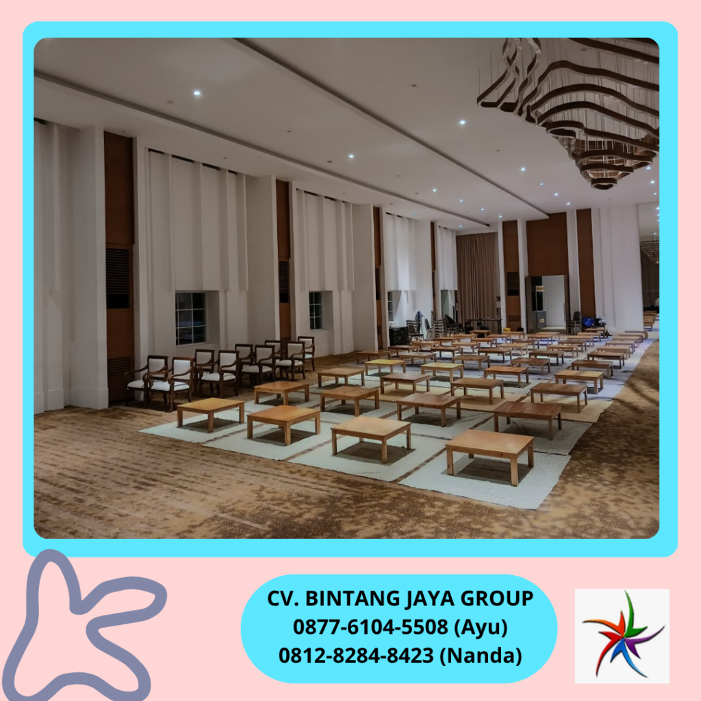 Sewa Meja Lesehan Kotak Area Jakarta