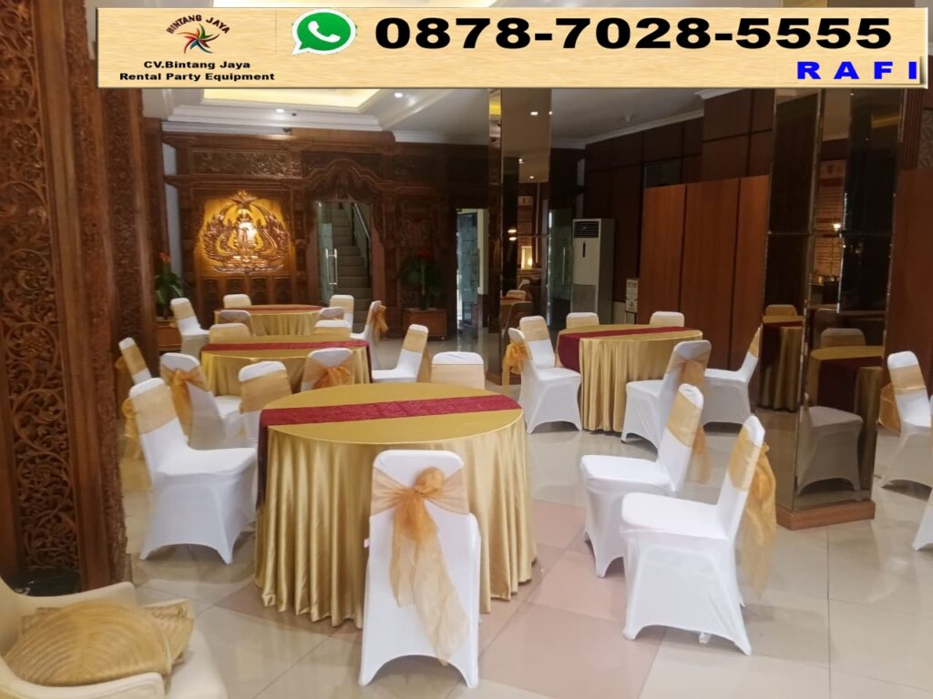 Sewa Meja Round Table Diameter 180cm Area Cikarang