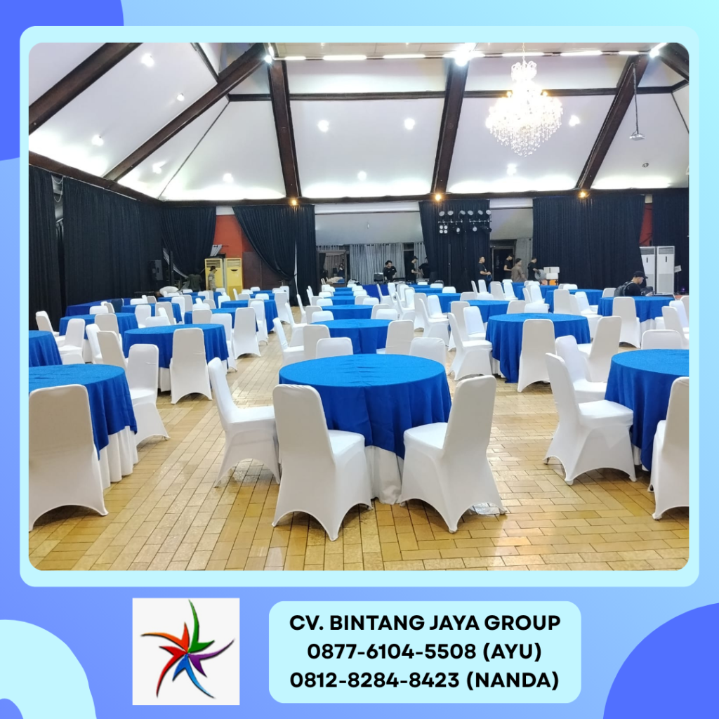 Sewa Taplak Tebar Dan Topping Biru Jakarta