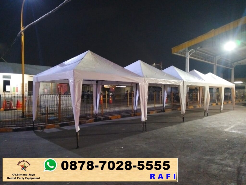 Sewa Tenda Plafon, Tenda Bazar Dan Meja Kotak Set Kursi futura BSD