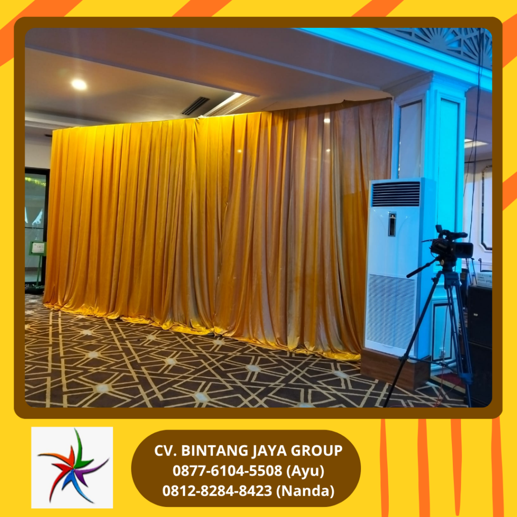Sewa Tirai Filamin Gold Jakarta