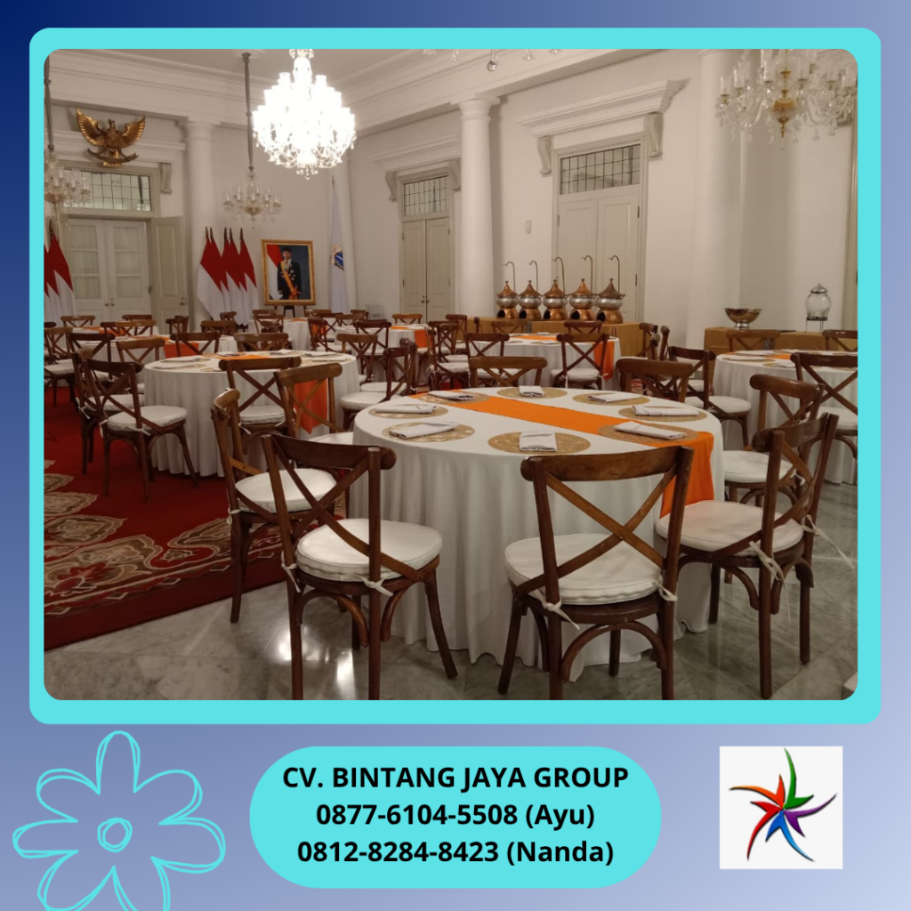 Sewa Round Table,Kursi Silang Kayu Jakarta