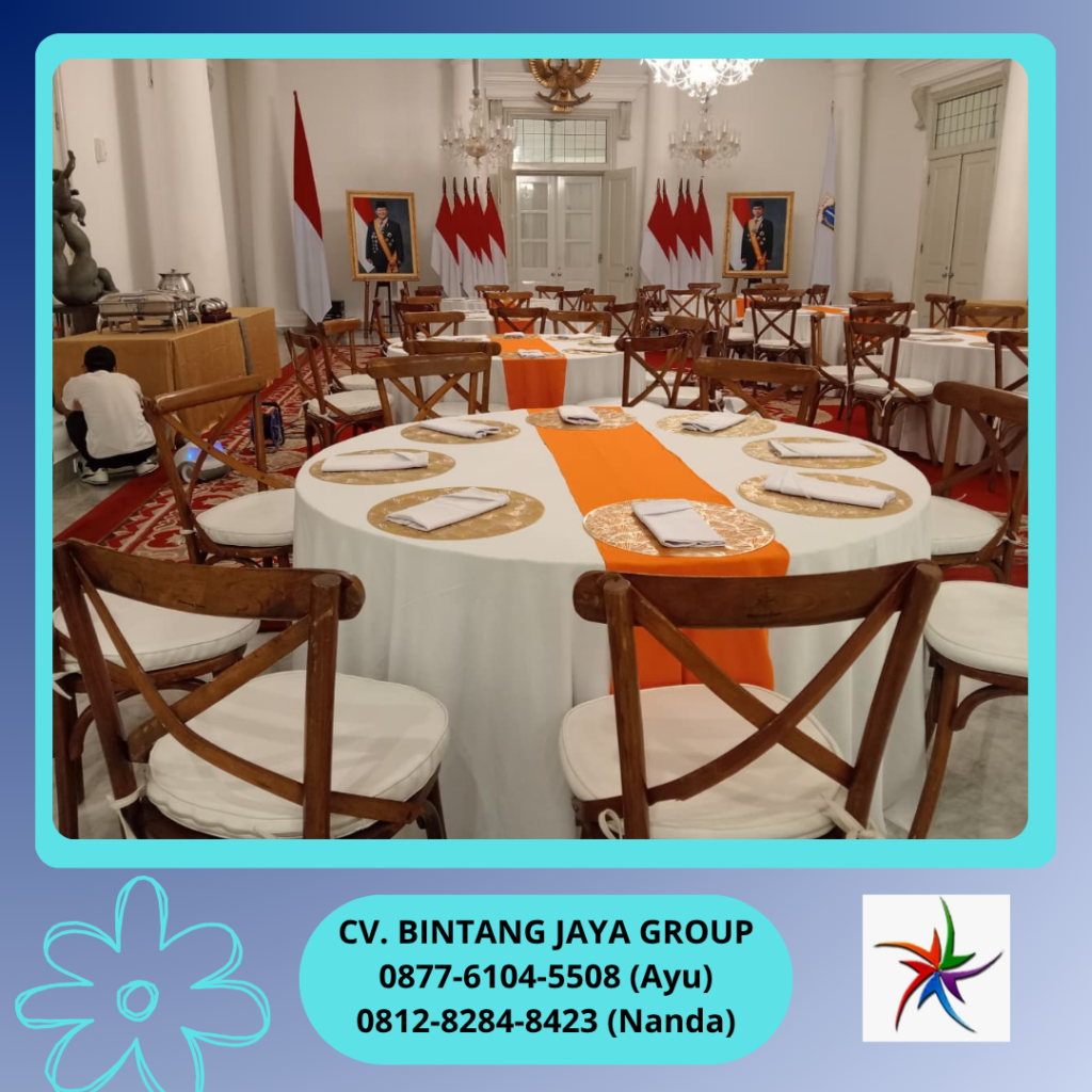 Sewa Round Table,Kursi Silang Kayu Jakarta