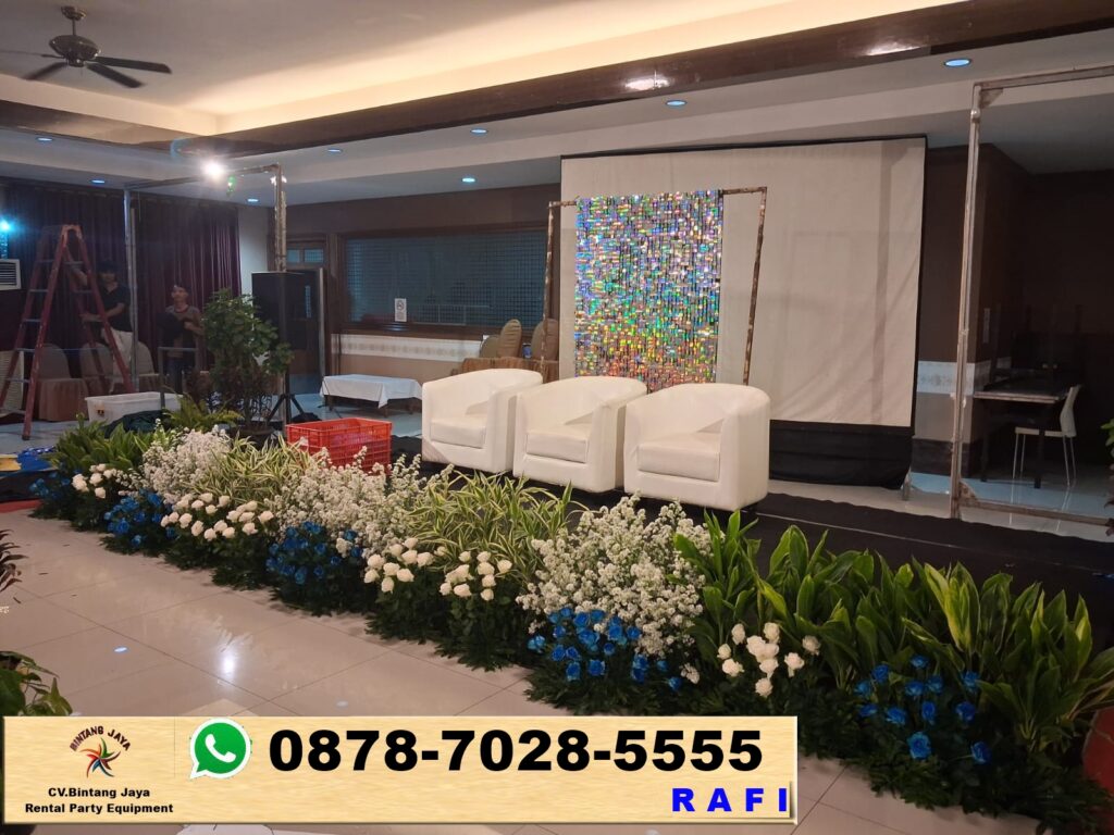 Pusat Sewa Sofa Putih Model Oval Jakarta