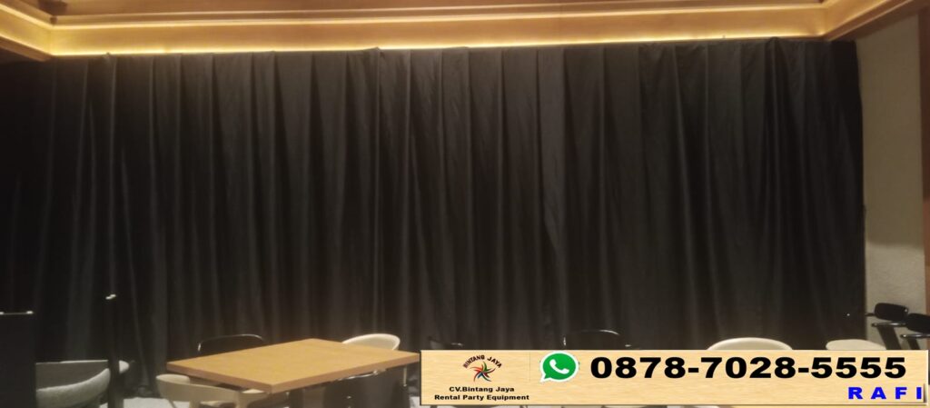 Rental Black Curtain Jakarta