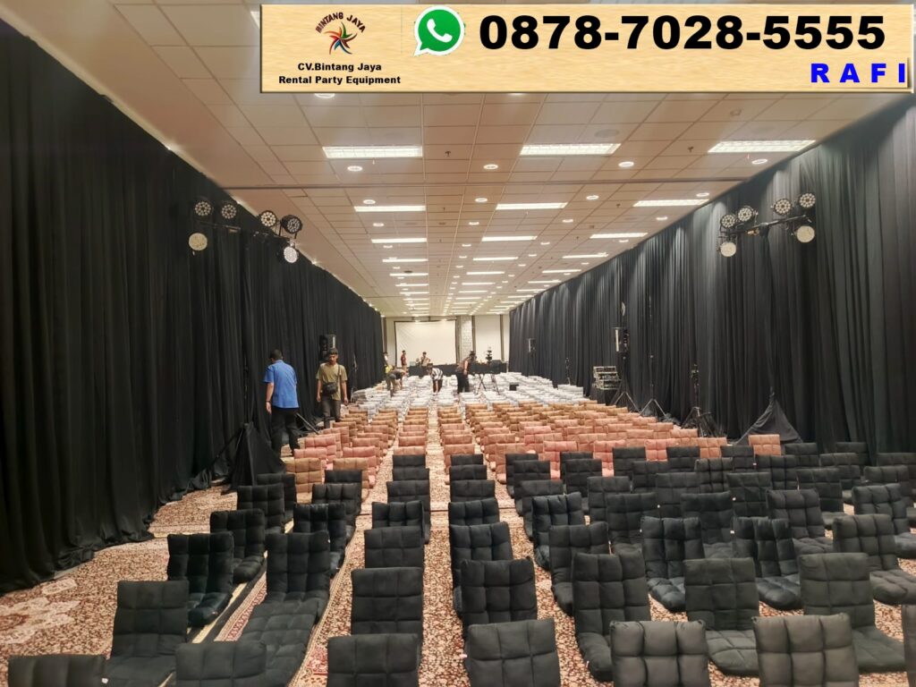 Rental Black Curtain Jakarta