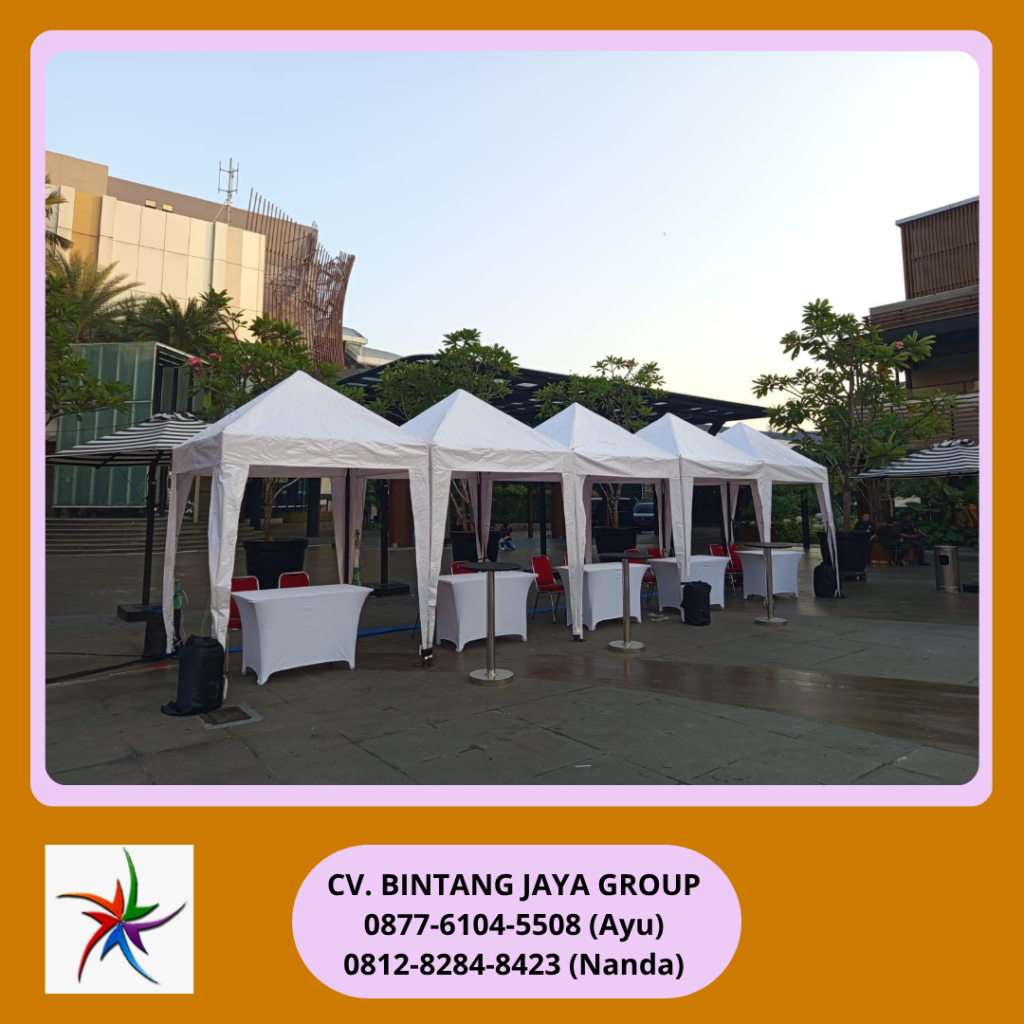 Rental Tenda Bazar Putih Jakarta