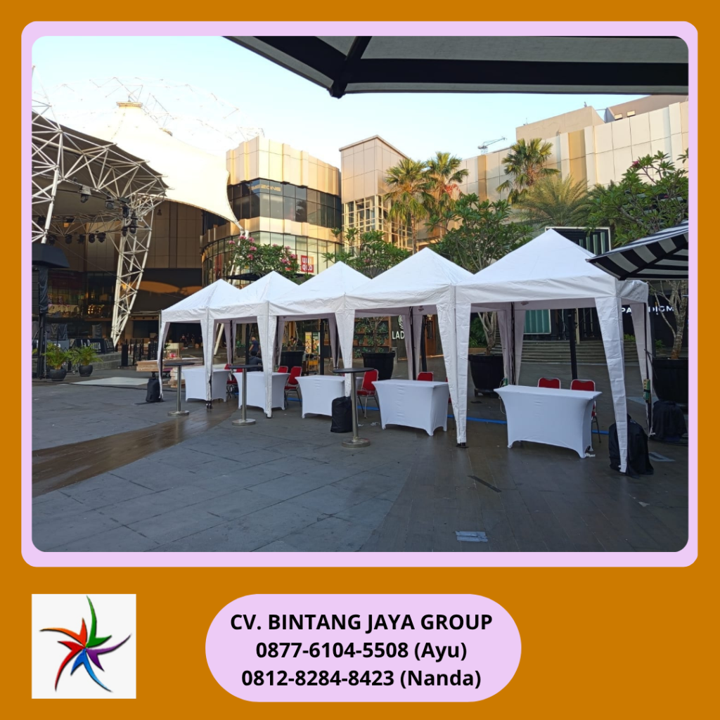 Rental Tenda Bazar Putih Jakarta