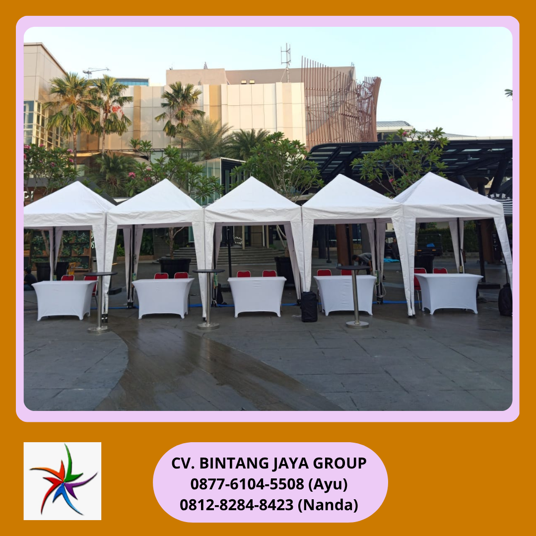 Rental Tenda Bazar Putih Jakarta