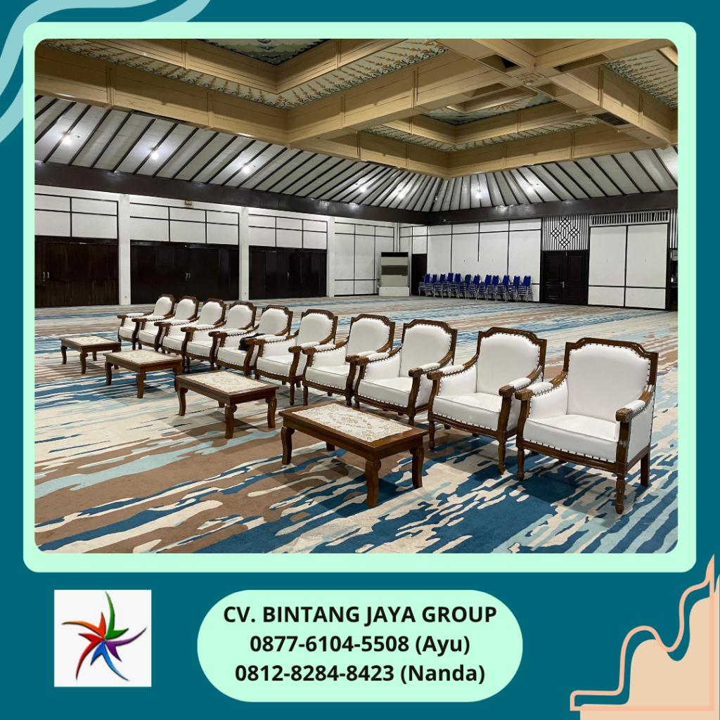 Sewa Arm Chairs Vip Event Kemensos Jakarta