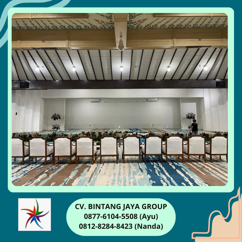 Sewa Arm Chairs Vip Event Kemensos Jakarta