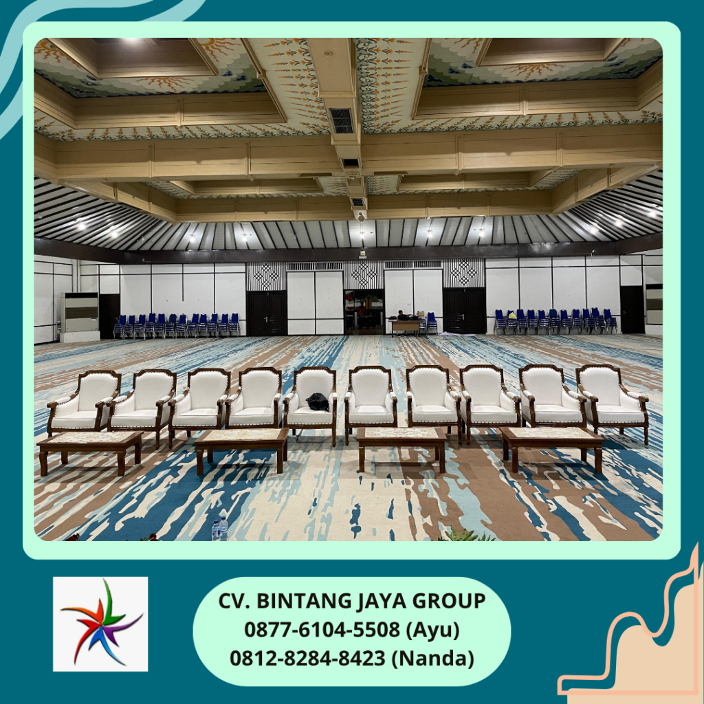 Sewa Arm Chairs Vip Event Kemensos Jakarta