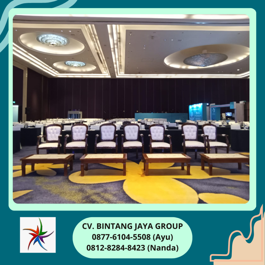Sewa Arm Chairs Vip Event Kemensos Jakarta
