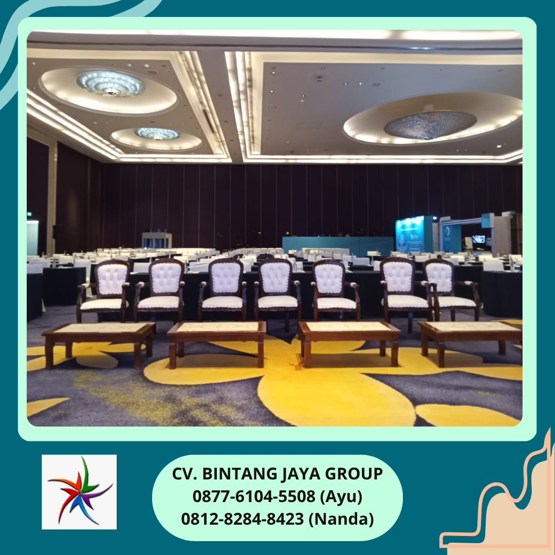 Sewa Arm Chairs Vip Event Kemensos Jakarta